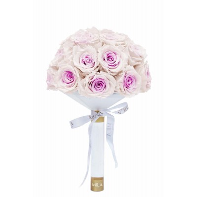 Produit Mila-Roses-01160 Mila Large Bridal Bouquet - Pink bottom