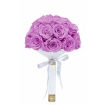  Mila-Roses-01165 Mila Large Bridal Bouquet - Mauve