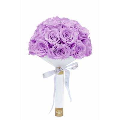 Produit Mila-Roses-01166 Mila Large Bridal Bouquet - Lavender