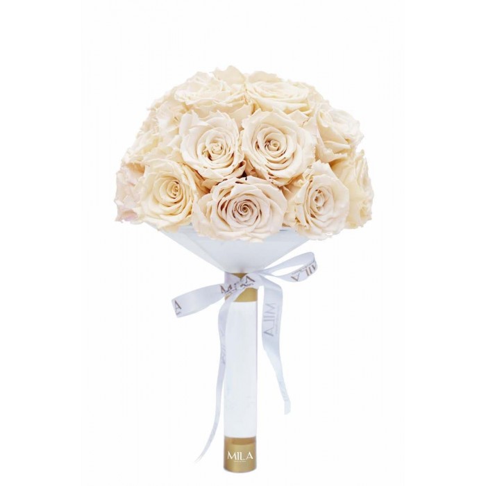 Mila Large Bridal Bouquet - Champagne