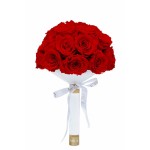  Mila-Roses-01177 Mila Large Bridal Bouquet - Rouge Amour