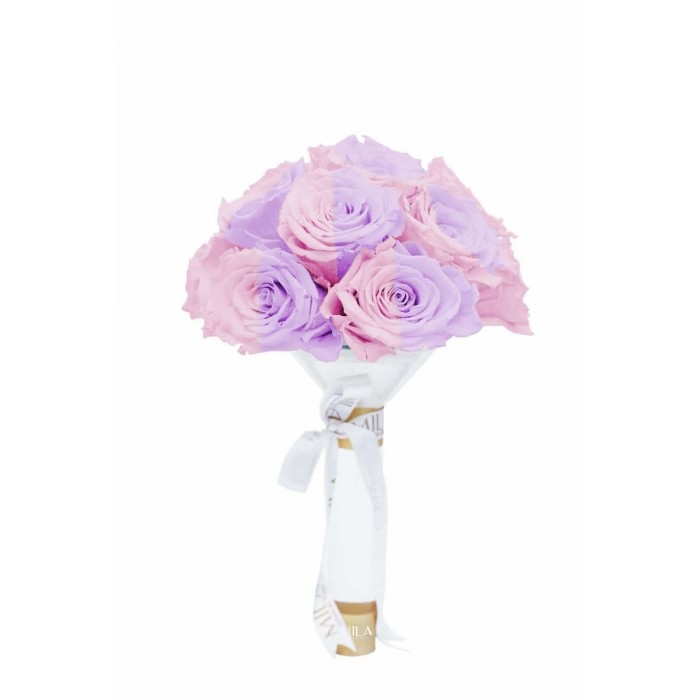 Mila Small Bridal Bouquet - Vintage rose