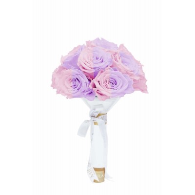 Produit Mila-Roses-01183 Mila Small Bridal Bouquet - Vintage rose