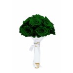  Mila-Roses-01185 Mila Small Bridal Bouquet - Emeraude