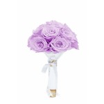  Mila-Roses-01190 Mila Small Bridal Bouquet - Lavender
