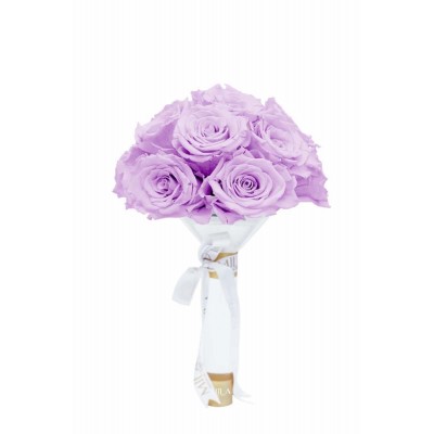 Produit Mila-Roses-01190 Mila Small Bridal Bouquet - Lavender