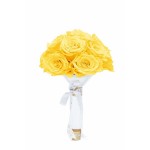  Mila-Roses-01194 Mila Small Bridal Bouquet - Yellow Sunshine
