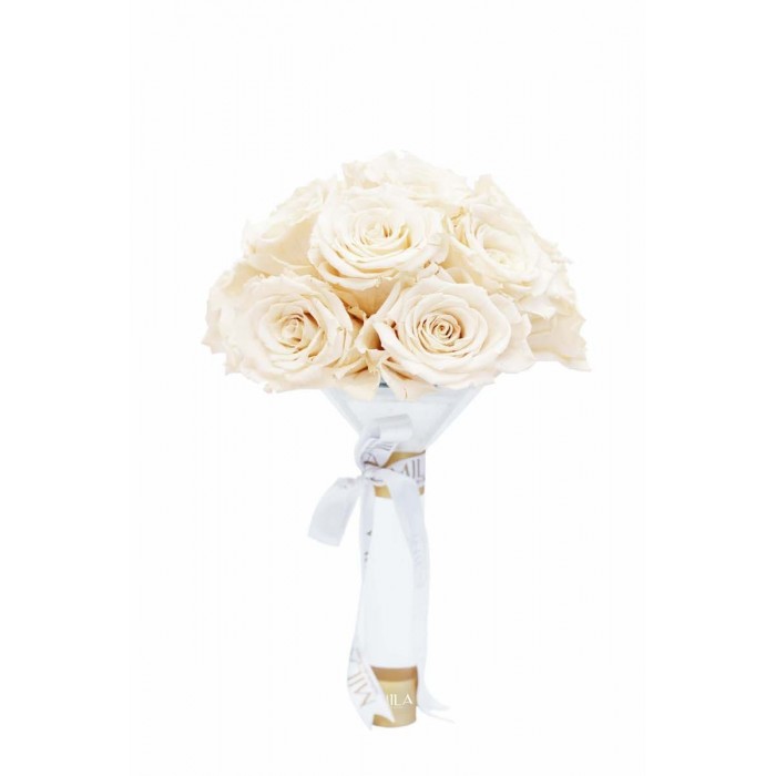 Mila Small Bridal Bouquet - Champagne