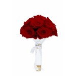  Mila-Roses-01200 Mila Small Bridal Bouquet - Rubis Rouge