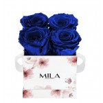  Mila-Roses-01220 Mila Limited Edition Flower Mini - Royal blue