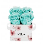 Mila-Roses-01221 Mila Limited Edition Flower Mini - Aquamarine