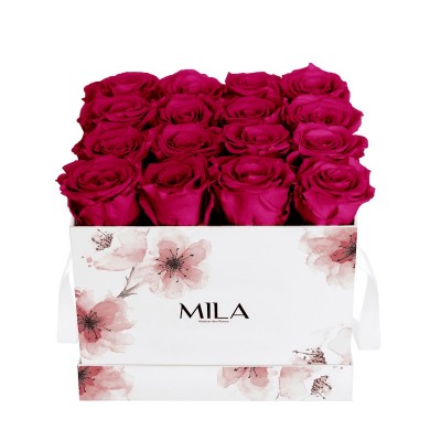Produit Mila-Roses-01239 Mila Limited Edition Flower Medium - Fuchsia