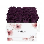  Mila-Roses-01240 Mila Limited Edition Flower Medium - Velvet purple