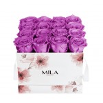  Mila-Roses-01242 Mila Limited Edition Flower Medium - Mauve