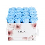  Mila-Roses-01246 Mila Limited Edition Flower Medium - Baby blue