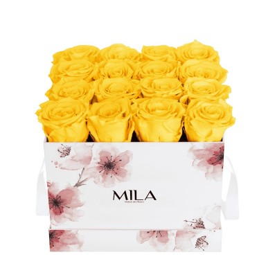 Produit Mila-Roses-01247 Mila Limited Edition Flower Medium - Yellow Sunshine