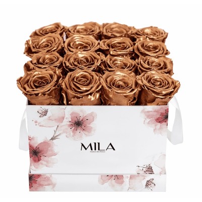Produit Mila-Roses-01248 Mila Limited Edition Flower Medium - Metallic Copper