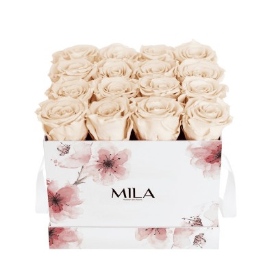 Produit Mila-Roses-01251 Mila Limited Edition Flower Medium - Champagne