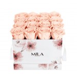  Mila-Roses-01255 Mila Limited Edition Flower Medium - Pure Peach