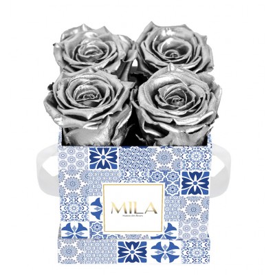 Produit Mila-Roses-01273 Mila Limited Edition Zellige Mini - Metallic Silver
