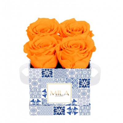 Produit Mila-Roses-01276 Mila Limited Edition Zellige Mini - Orange Bloom