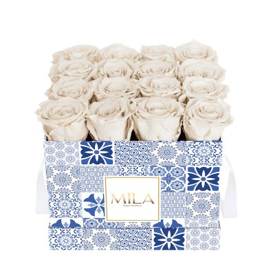 Produit Mila-Roses-01307 Mila Limited Edition Zellige Medium - White Cream