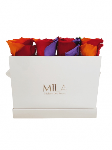 Produit Mila-Roses-01352 Mila Classique Mini Table Blanc Classique - Rainbow