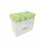  Mila-Roses-01357 Mila Acrylic White Marble - Mint