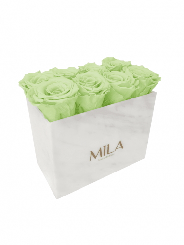 Produit Mila-Roses-01357 Mila Acrylic White Marble - Mint
