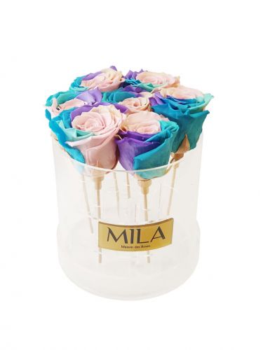 Produit Mila-Roses-01368 Mila Acrylic Round - Sweet Candy
