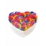 Mila-Roses-01382 Mila Acrylic Large Heart - Rainbow