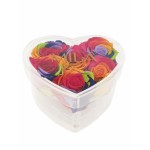  Mila-Roses-01385 Mila Acrylic Small Heart - Rainbow