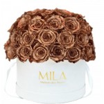  Mila-Roses-01561 Mila Classique Large Dome Blanc Classique - Metallic Copper