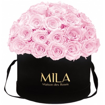 Produit Mila-Roses-01596 Mila Classique Large Dome Noir Classique - Pink Blush