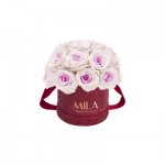  Mila-Roses-01631 Mila Classique Small Dome Burgundy - Pink bottom