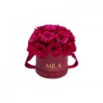  Mila-Roses-01633 Mila Classique Small Dome Burgundy - Fuchsia
