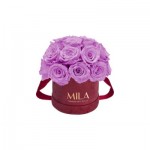 Article  Mila-Roses-01636 Mila Classique Small Dome Burgundy - Mauve