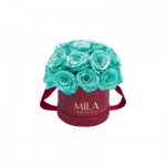  Mila-Roses-01639 Mila Classique Small Dome Burgundy - Aquamarine