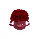  Mila-Roses-01647 Mila Classique Small Dome Burgundy - Rubis Rouge