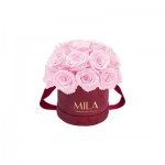  Mila-Roses-01650 Mila Classique Small Dome Burgundy - Pink Blush