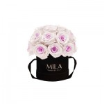  Mila-Roses-01658 Mila Classique Small Dome Noir Classique - Pink bottom