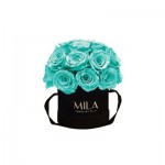  Mila-Roses-01666 Mila Classique Small Dome Noir Classique - Aquamarine