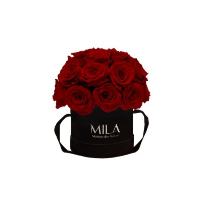 Produit Mila-Roses-01674 Mila Classique Small Dome Noir Classique - Rubis Rouge