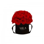  Mila-Roses-01675 Mila Classique Small Dome Noir Classique - Rouge Amour