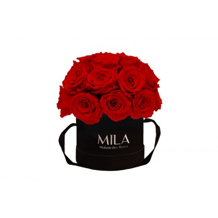 Mila Classique Small Dome Noir Classique - Rouge Amour