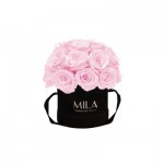  Mila-Roses-01677 Mila Classique Small Dome Noir Classique - Pink Blush
