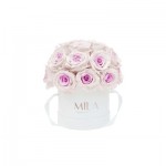  Mila-Roses-01685 Mila Classique Small Dome Blanc Classique - Pink bottom