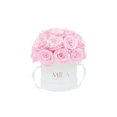 Produit Mila-Roses-01704 Mila Classique Small Dome Blanc Classique - Pink Blush