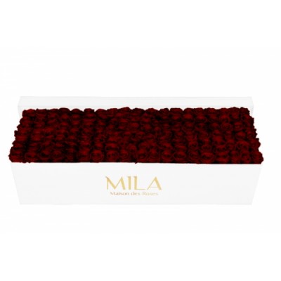 Produit Mila-Roses-01728 Mila Classique Royale Blanc Classique - Rubis Rouge