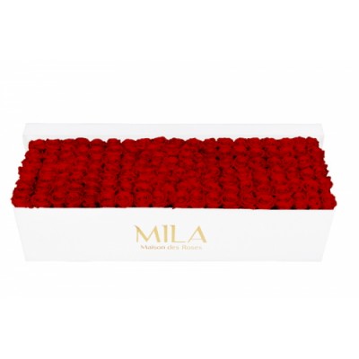 Produit Mila-Roses-01729 Mila Classique Royale Blanc Classique - Rouge Amour